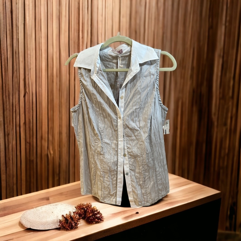 Zucchero Collared Blouse Made in Italy